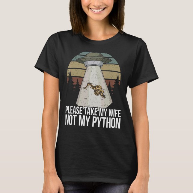 T-shirt Propriétaire de Python (Devant)