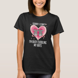 T-shirt Propriétaire de rat souris Animal de compagnie Ron