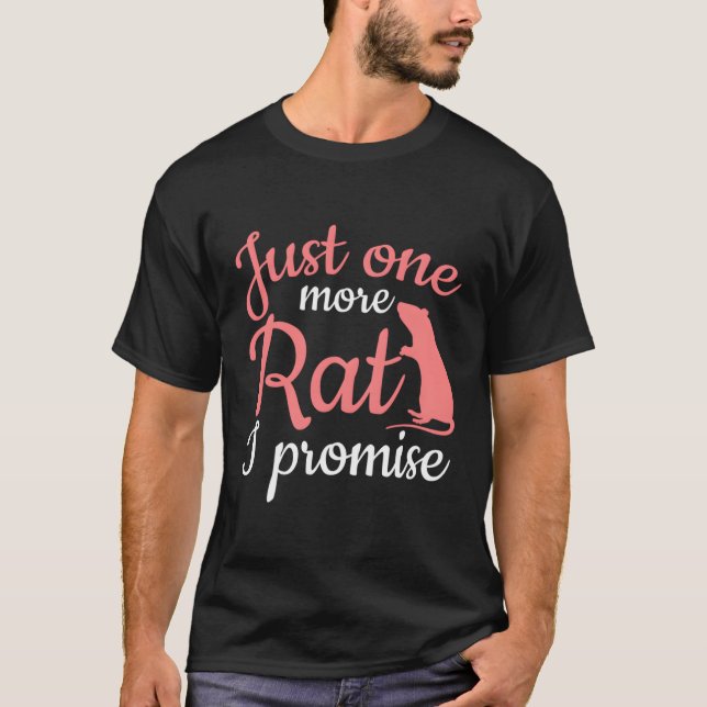 T-shirt Propriétaire De Rats Juste Un Rat De Plus (Devant)