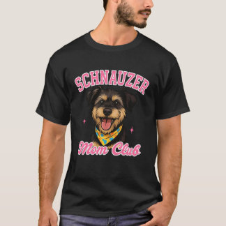 T-shirt propriétaire de Schnauzer maman Drôle Mignon Femme
