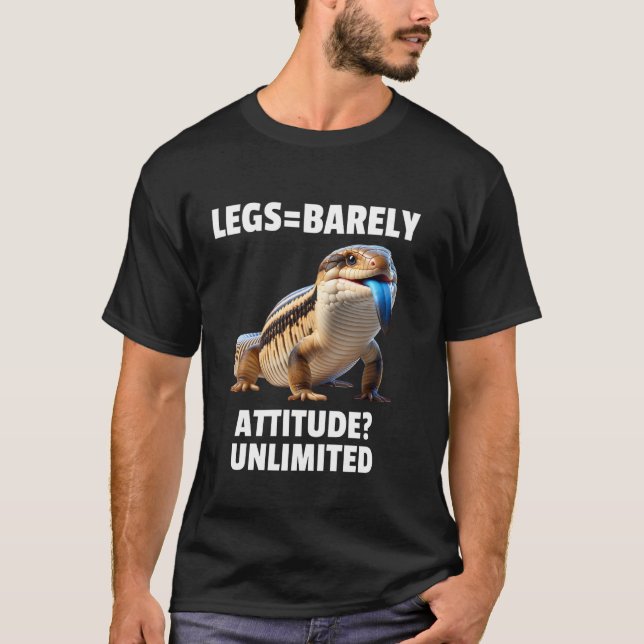 T-shirt Propriétaire de Scinque à langue bleue (Devant)