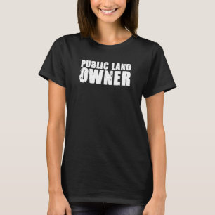 T-shirt Propriétaire de terrains publics Camping extérieur
