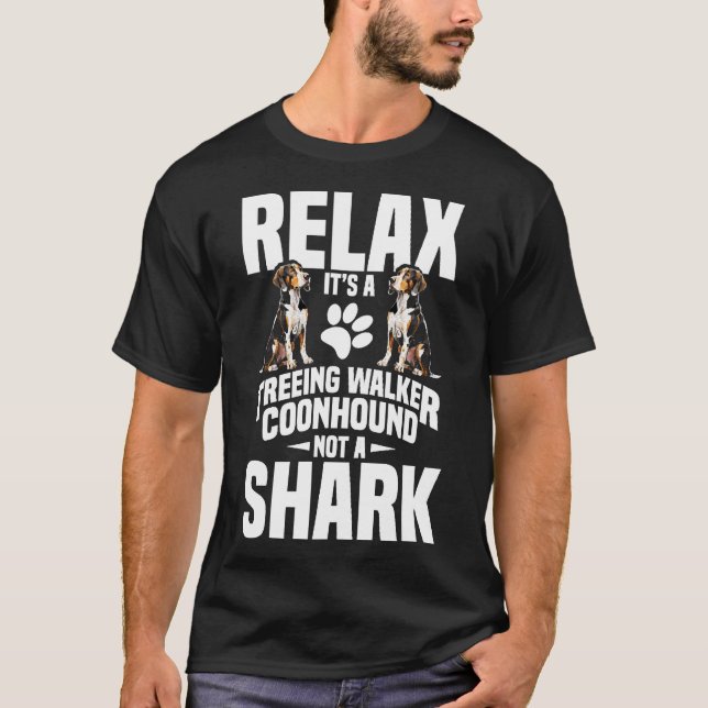 T-shirt Propriétaire de Treeing Walker Coonhound Chiot Se  (Devant)