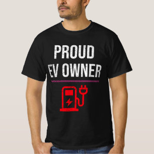 T-shirt Propriétaire de véhicules électriques - Voiture