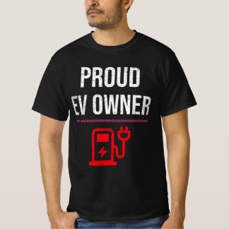 T-shirt Propriétaire de véhicules électriques - Voiture de