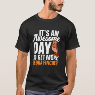 T-shirt Propriétaire de Zebra Finch Oiseau Amoureux Zebra