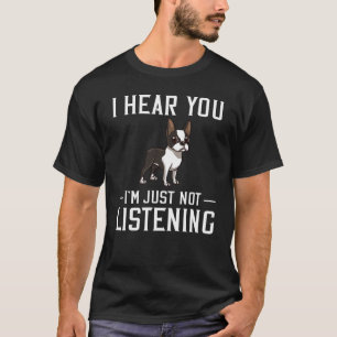 T-shirt Propriétaire des chiots de chien de Boston Terrier