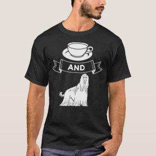 T-shirt Propriétaire des chiots de chien de chien afghan L