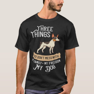 T-shirt Propriétaire des chiots de chien de Rat Terrier 1
