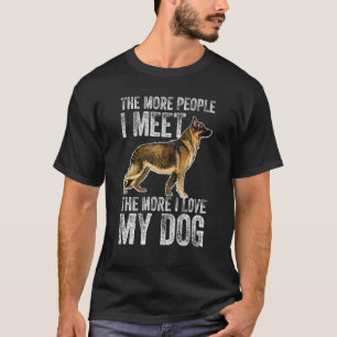 T-shirt Propriétaire drôle de Berger Allemand Graphique Be