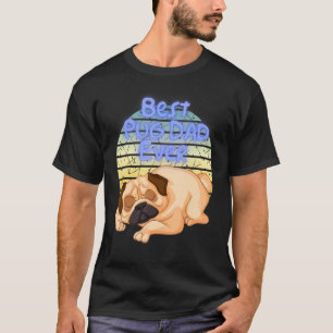 T-shirt Propriétaire du carlin Chien Vintage coucher de so