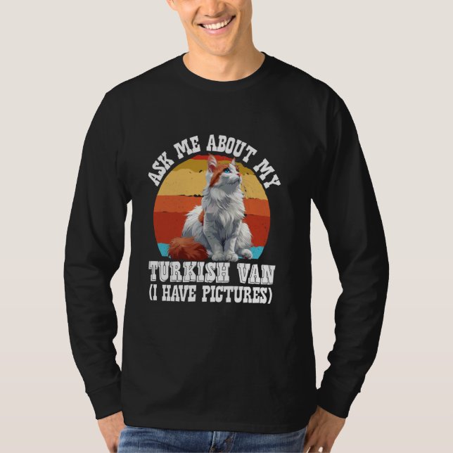 T-shirt Propriétaire du chat ME DEMANDEZ-MOI À PROPOS DE M (Devant)