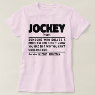 T-shirt Propriétaire du cheval Cool Jockey Noun Equestrian
