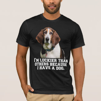 T-shirt Propriétaire du chien Basset Hound Je suis plus ch