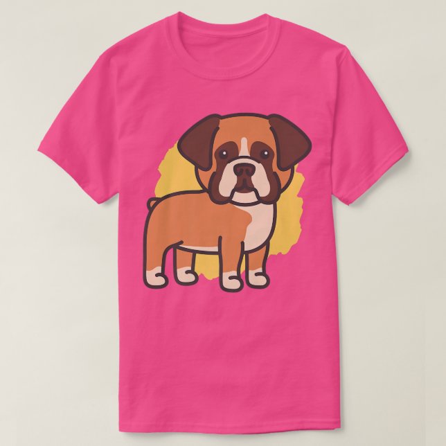 T-shirt Propriétaire du chien de garde mignonne Chiot Amou (Design devant)