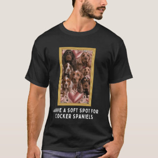 T-shirt Propriétaire du chien d'épice Cocker - Vintage drô