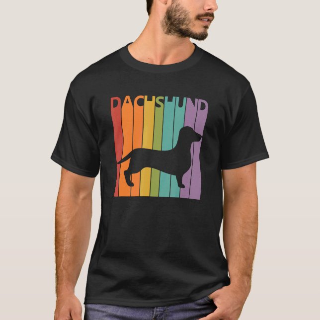 T-shirt Propriétaire du chien mignon Dachshund (Devant)