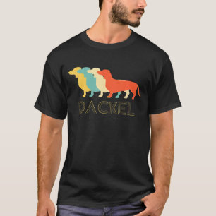 T-shirt Propriétaire du chien rétro Vintage allemand Dachs