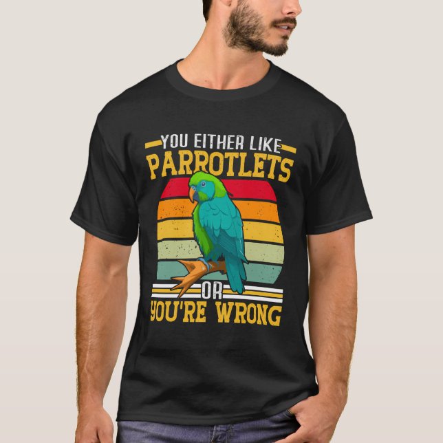 T-shirt Propriétaire du perroquet mignon (Devant)
