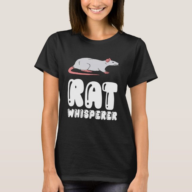 T-shirt Propriétaire Du Rat Rat Whisperer (Devant)