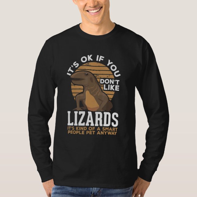T-shirt Propriétaire du reptile Lizard (Devant)
