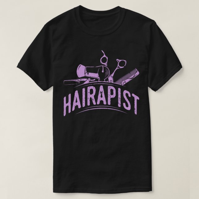 T-shirt Propriétaire du salon de coiffure haïrapiste (Design devant)