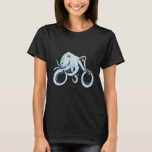 T-shirt Propriétaire du vélo Octopus sous-marin Kraken Sea