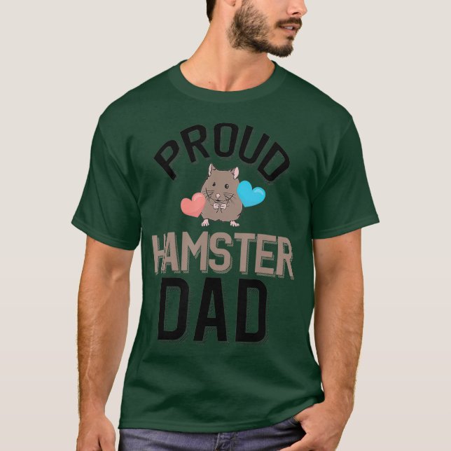 T-shirt Propriétaire d'un hamster pour animaux de compagni (Devant)