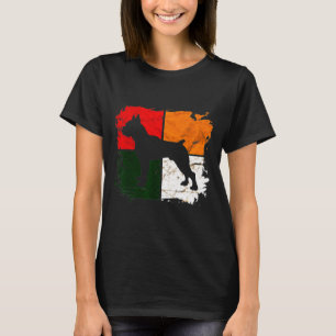 T-shirt Propriétaire d'une boîte de carré Boxer de chien P