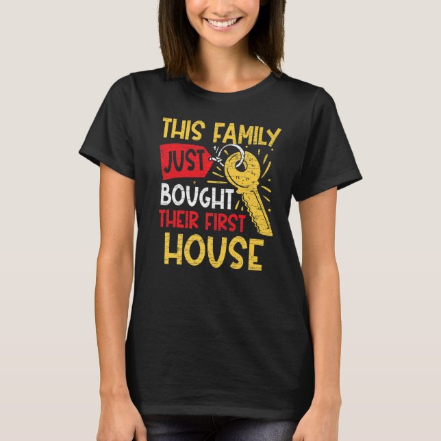 T-shirt Propriétaire d'une nouvelle maison 2 (Devant)