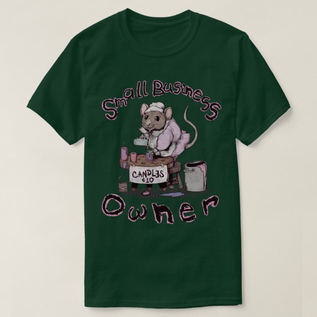 T-shirt Propriétaire d'une petite entreprise (Design devant)