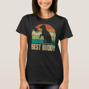 T-shirt Propriétaire Et Chien De Best Buddy