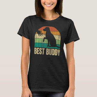 T-shirt Propriétaire Et Chien De Best Buddy