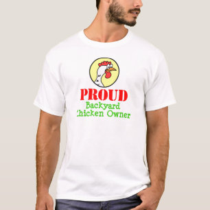 T-shirt Propriétaire Fière du poulet Jardin