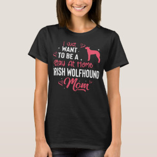 T-shirt Propriétaire irlandais de la maman Wolfhound