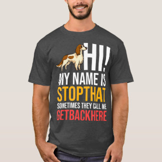 T-shirt Propriétaire Irlandais Des Chiens De Chien Rouge E