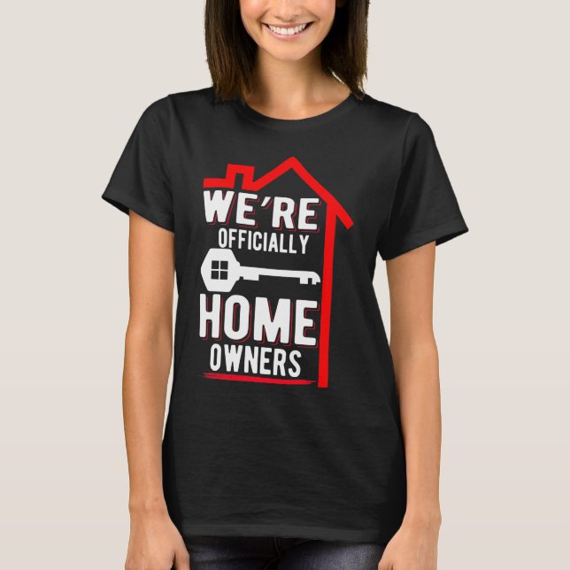 T-shirt Propriétaire Nouveau Immobilier Maison (Devant)