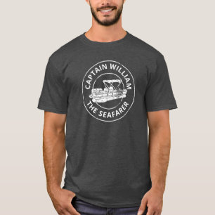T-shirt Propriétaires de bateaux Pontoon personnalisés sty