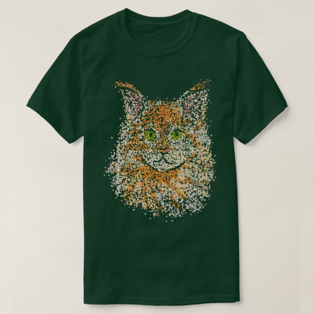 T-shirt Propriétaires de chats Waldkatz Maine Coon Chats 2 (Design devant)
