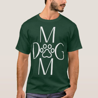 T-shirt Propriétaires de chien doux Tee Dit Chien Maman Pa