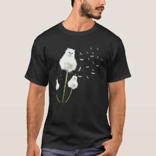 T-shirt Propriétaires de chien volant fleur de pissenlit c