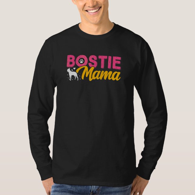 T-shirt Propriétaires de chiens de bostie de Boston Terrie (Devant)