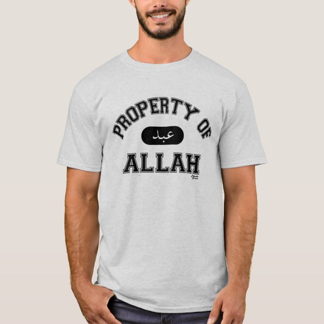 T-shirt Propriété d'Allah (Devant)