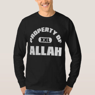 T-shirt Propriété D'Allah Islam Musulman Ramadan Kareem Mu