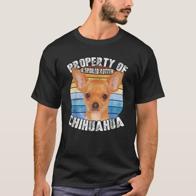 T-shirt Propriété de Chihuahua  (Devant)