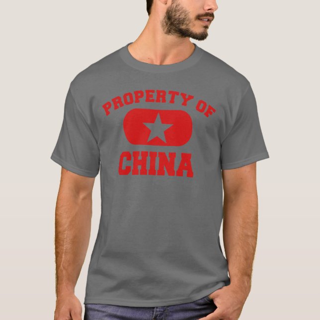 T-shirt Propriété de conception de la Chine (Devant)