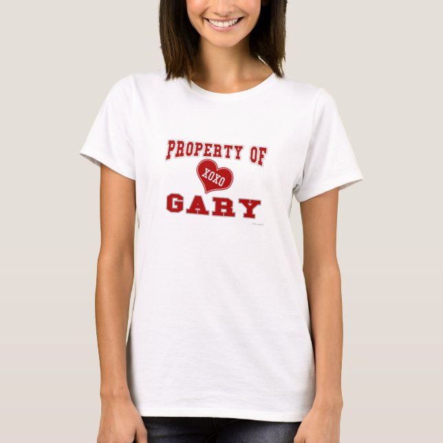 T-shirt Propriété de Gary (Devant)