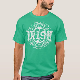 T-shirt Propriété de Irish Drinking Team St Patrick's Da