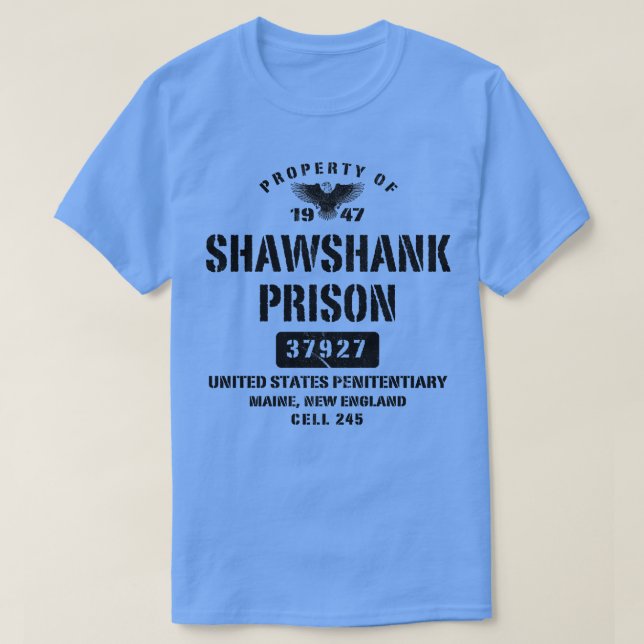 T-shirt Propriété De La Prison De Shawshank (Design devant)