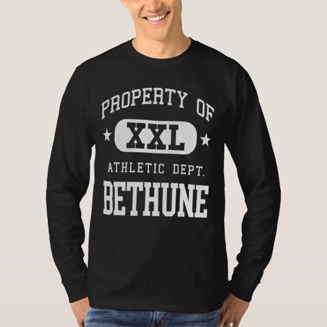 T-shirt Propriété de l'école d'athlétisme Bethune XXL (Devant)
